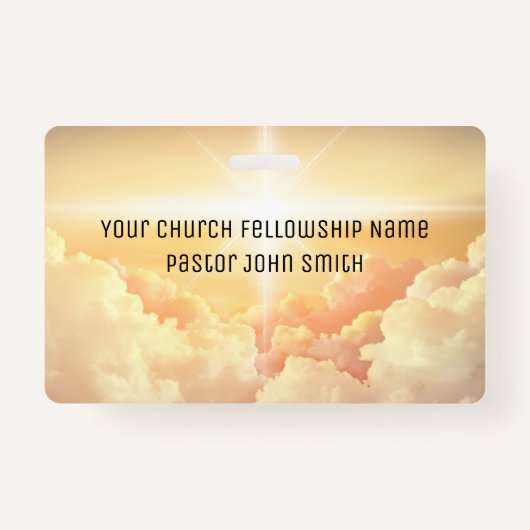 キリスト教天雲教会 バッジ (正面)