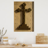 キリスト教宗教十字架（イラク） ポスター (キッチン)