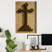 キリスト教宗教十字架（イラク） ポスター (ホームオフィス)