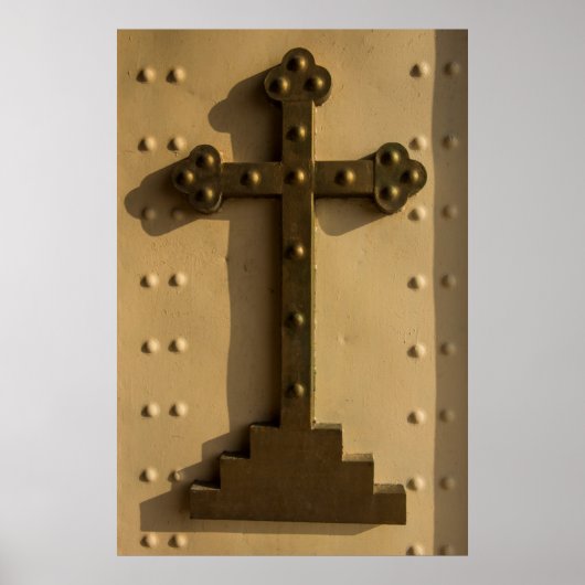 キリスト教宗教十字架（イラク） ポスター (正面)