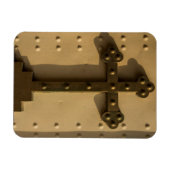 キリスト教宗教十字架（イラク） マグネット (横)