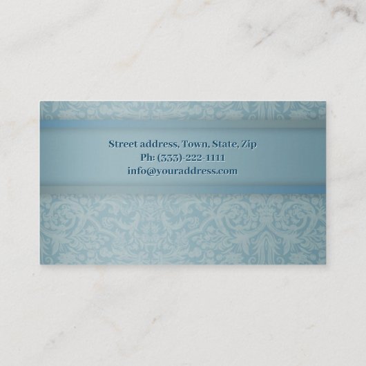 キリスト教宗教十字社名刺 名刺 (裏面)