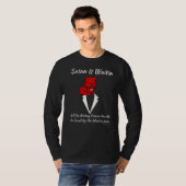 キリスト教宗教教会サタン神待ち Tシャツ (正面フル)