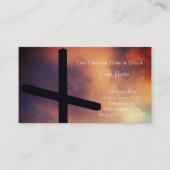 キリスト教宗教教会感動的神 名刺 (正面)