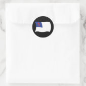 キリスト教宗教旗シール ラウンドシール (バッグ)