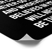 キリスト教宗教聖書聖句引用文 ポスター (角)