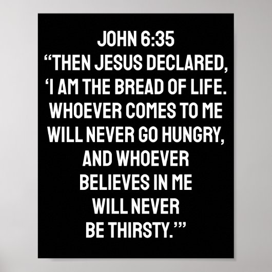 キリスト教宗教聖書聖句引用文 ポスター (正面)