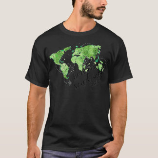 キリスト教宣教パイロットマップ航空イザヤ Tシャツ