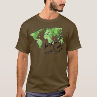 キリスト教宣教パイロットマップ航空イザヤ Tシャツ