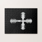 キリスト教崇拝チームのギタークロス ジグソーパズル (横)