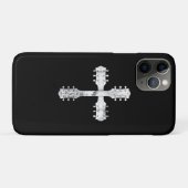 キリスト教崇拝チームのギタークロス Case-Mate iPhoneケース (裏面(横))