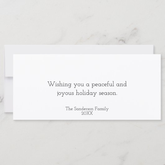 キリスト教平和オン・アース・バイブル聖書通過クリスマス (裏面)