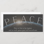 キリスト教平和オン・アース・バイブル聖書通過クリスマス (正面/裏面)
