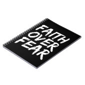 キリスト教引用文贈与聖書の詩ことわざメンズ信仰 ノートブック (左側)