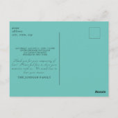 キリスト教徒が私の人生のお祝いを歌う|過去記事 ポストカード (裏面)