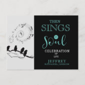 キリスト教徒が私の人生のお祝いを歌う|過去記事 ポストカード (正面)