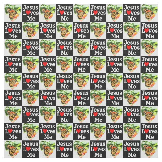 キリスト教徒に愛される美しい蝶イエス ファブリック (見本)