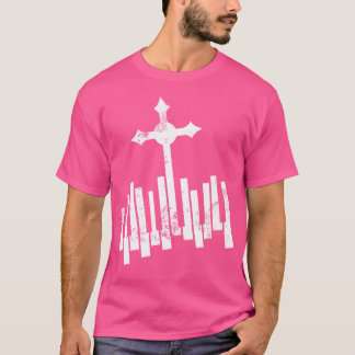 キリスト教徒のためのおもしろキーボード・ピアノプレーヤーギフト Tシャツ