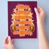 キリスト教徒のためのハロウィーン(詩) チラシ (手)