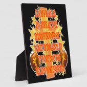 キリスト教徒のためのハロウィーン(詩) フォトプラーク (側面)