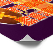 キリスト教徒のためのハロウィーン(詩) ポスター (角)