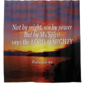 キリスト教徒の力も力も無い シャワーカーテン (正面)