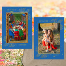 キリスト教徒の最後の晩餐イエス・イースター家族の写真