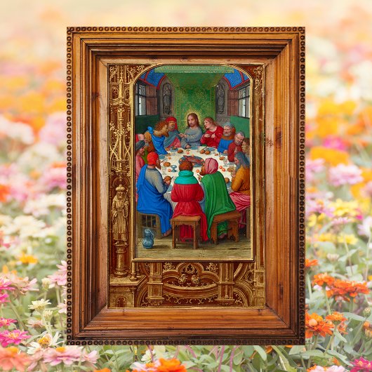 キリスト教徒の最後の晩餐イエス・ユーチャーリストイースター ポスター