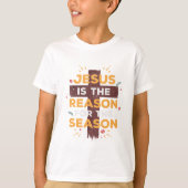 キリスト教徒のTシャツ-イエスがTシャツの理由 Tシャツ (正面)