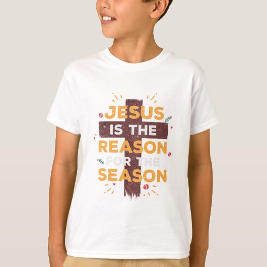 キリスト教徒のTシャツ-イエスがTシャツの理由 Tシャツ (正面)