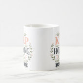 キリスト教徒への励ましの引用 コーヒーマグカップ (中央)