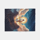 キリスト教徒 フリースブランケット (正面(横))