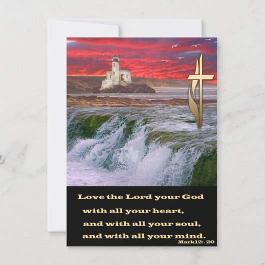 キリスト教徒 招待状 (正面)