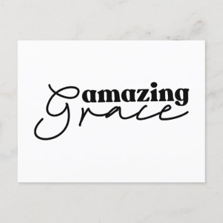 キリスト教愛の十字架 |モダン白黒 ポストカード