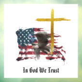 *~*キリスト教愛国的イーグル国旗の退役軍人AP16 ウィンドウサイン (シート3)