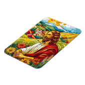 キリスト教感動的教信仰の復活 マグネット (左側)