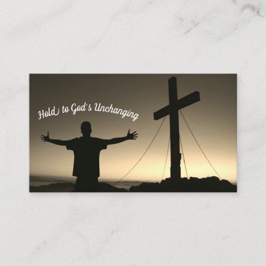 キリスト教感動的聖書宗教 名刺 (正面)