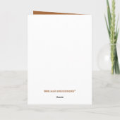 キリスト教感謝祭カード シーズンカード (裏面)