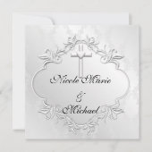 キリスト教招待状エレガントデザイン 招待状