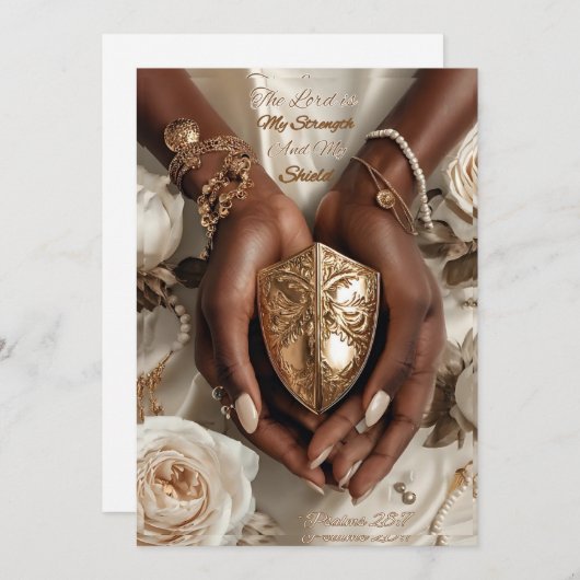 キリスト教挨拶カード (正面/裏面)