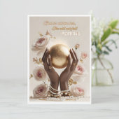 キリスト教挨拶カード (スタンド正面)