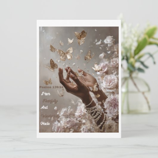 キリスト教挨拶カード (スタンド正面)