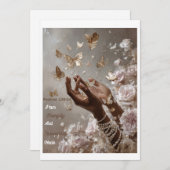 キリスト教挨拶カード (正面/裏面)