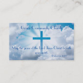 キリスト教教会のバイブル・バース付き名刺 名刺 (正面)