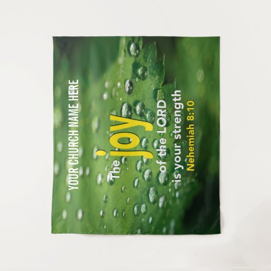 キリスト教教会の壁画の喜び タペストリー (正面)