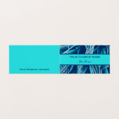 キリスト教教会の牧師モダンターコイズ自然 名刺 (外部フラット)