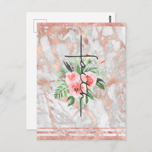 キリスト教教会クロス復活祭イエズバプテスト信者の愛 ポストカード (正面/裏面)