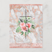 キリスト教教会クロス復活祭イエズバプテスト信者の愛 ポストカード (正面)