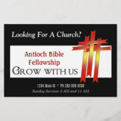 キリスト教教会チラシのカスタマイズ» チラシ (裏面)