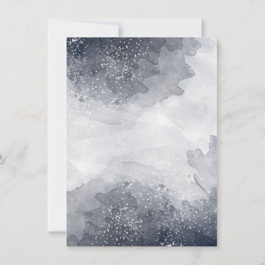 キリスト教教会バプテスマベビー写真宗教 招待状 (裏面)